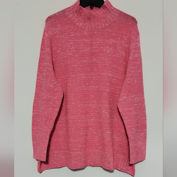 New Knit Mock Neck Pullover Sweater / 2X - Picture 2 of 11